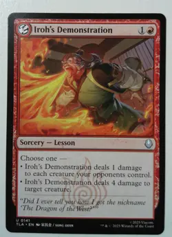 Iroh's Demonstration *Uncommon* Magic MtG x1 Avatar: The Last Airbender - Image 1