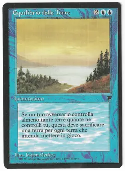 ►Magic-Style◄ MTG - Land Equilibrium - Legends Italian - NM/NM- - Image 1