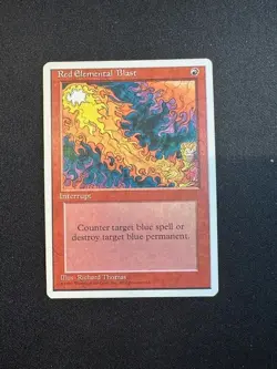 MTG Core Set 4th Edition Magic: The Gathering Red Elemental Blast - Image 1