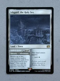 Ishgard, the Holy See / Faith & Grief #283 Regular MTG Final Fantasy FIN - NM /M - Image 1