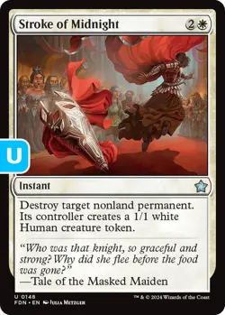 MTG Stroke of Midnight Foundations Uncommon Instant NM - Image 2