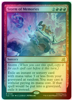 Storm of Memories - Foil Avatar MTG - Image 1