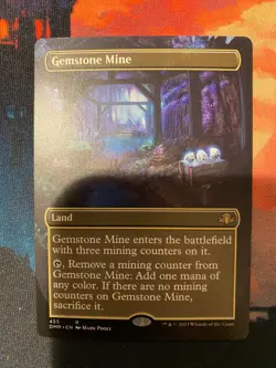 MTG Dominaria Remastered Worldgorger Dragon & Gemstone Mine Borderless - Image 2