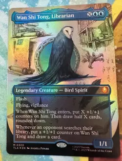 Wan Shi Tong, Librarian Borderless FOIL MTG Avatar: TLA Nm/M *ON HAND* - Image 1