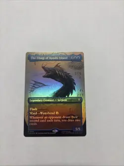 The Unagi of Kyoshi Island Borderless Foil Avatar Magic The Gathering - Image 1