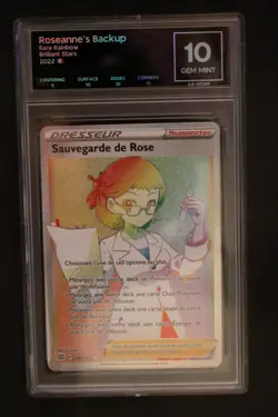 2022 Carte Pokemon Roseanne's Backup (Brilliant Stars 180/172) FLG 10 - Image 1