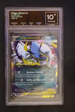 2025 Carte Pokemon Mega Absol ex (Mega Evolution 086/132) FLG 10+ - Image 1