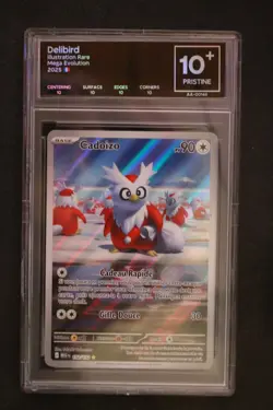 2025 Carte Pokemon Delibird (Mega Evolution 152/132) FLG 10+ - Image 1
