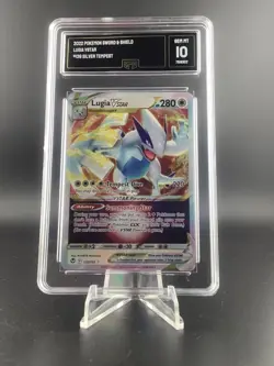 Pokemon Lugia Vstar 139/195 Silver Tempest Full Art Rare GMA 10 Gem Mint - Image 1