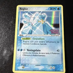 Pokemon Card Regice 27/110 ITA Stamped EX Holon Phantoms Good No Charizard - Image 2