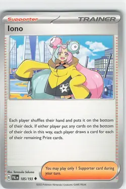 4x Iono 185/193 x4 - Paldea Evolved - Pokemon TCG - Playset - Image 2