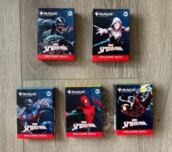 SDCC Comic Con 2025 Magic The Gathering x Spider-Man Complete Welcome Deck Set - Image 1