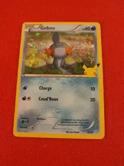 GOBOU 19/25 PV60 HOLO MCDONALD'S MACDO 25 ANS 2021 RARE CARTE POKEMON FR - Image 1