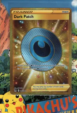 Pokemon TCG Dark Patch (Secret) 216/196 Swsh11: Lost Origin Holo NM/M - Image 1