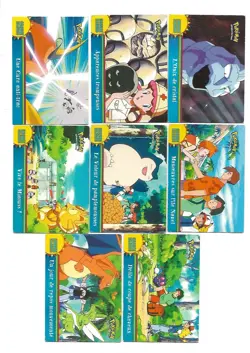 Lot 8 Cartes Pokemon - Attrapez-les tous! - Orange Islands - Topps TV Animation - Image 1