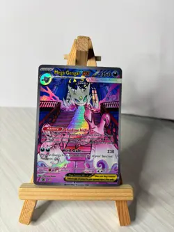 Mega Gengar EX Shiny Illustration Rare Pokemon TCG Artwork from Italian Artist - Image 1