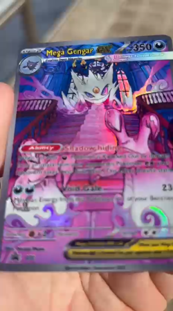 Mega Gengar EX Shiny Illustration Rare Pokemon TCG Artwork from Italian Artist - Image 2