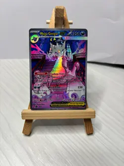 Mega Gengar EX Shiny Illustration Rare Pokemon TCG Artwork from Italian Artist - Image 5