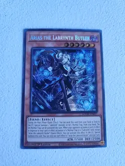 Yugioh Arias the Labrynth Butler AGOV-EN017 (Secret Rare) 1st Edition #Y159 - Image 1