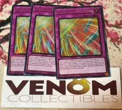 3x (M/NM) *EURO* Harpie's Feather Storm RA01-EN073 Platinum Rare 1st Ed. YuGiOh - Image 1