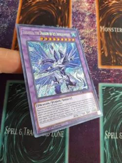 Yu-Gi-Oh! Trishula, the Dragon of Icy Imprisonment BLAR-EN048 Secret Rare 1st NM - Image 2