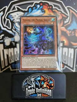 DUAD-EN018 "Tessera the Primal Squire" Super Rare Yu-Gi-Oh! NEW - Image 1