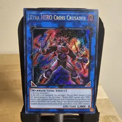 Yugioh! Xtra HERO Cross Crusader - RA04-EN076 - Secret Rare - 1st Edition Near M - Image 1