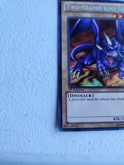 Yugioh Two-Headed King Rex LCYW-EN158 (Secret Rare) 1st Edition #Y136 - Image 2