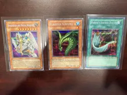 YuGiOh!Valkyrion the Magna Warrior, Sinister Serpent,&Harpie’s Feather Duster LP - Image 2