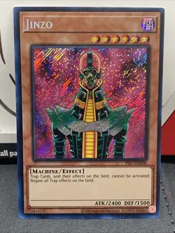 Yu-Gi-Oh Jinzo PSV-EN000 Secret Pharaoh's Servant 25th Anniversary Edition NM🔥 - Image 1