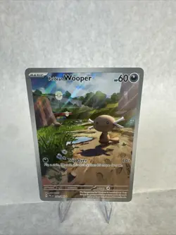 Paldean Wooper 102/094 Illustration Rare English Pokemon Card Phantasmal Flames - Image 1
