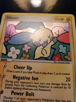 Minun 4/17 Holo Rare Pokemon TCG Card POP Series 3 Very LP to Near Mint LP-NM - Image 4