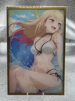 A6 Size Siwen Wave 3 Marin Kitagawa My Dress-Up Darling Anime Waifu Hentai Card - Image 1