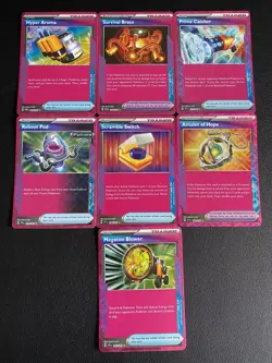 Pokemon - 7x Ace Spec Card English Bundle - Surging Sparks, Temporal Forces etc - Image 1