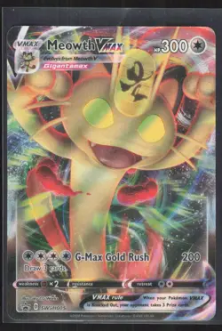 Meowth VMAX - Promo SWSH: Sword & Shield Promo Cards SWSH005 NM - Image 1