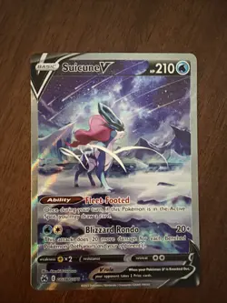 Suicune v Crown Zenith Galarian Gallery Holo Ultra Rare Card GG38 GG70 - Image 1