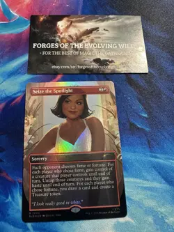 Seize the Spotlight Foil 7044 Dwight's Destiny The Office Bonus Card - Image 1