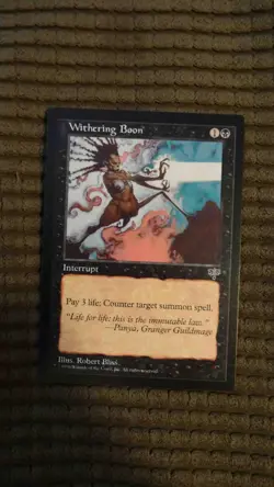 Magic: the Gathering / MtG Withering Boon x1 Mirage - Image 1