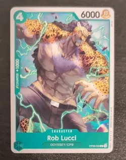 Rob Lucci OP09-038 English Common Emperors In New World One Piece Card Game - Image 3