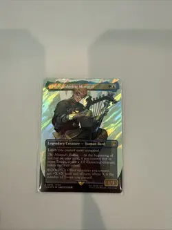 MTG The Wandering Minstrel Borderless Surge Foil Final Fantasy 0545 - Image 1