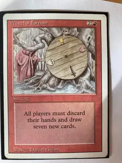 Wheel of Fortune Revised Edition Regular MTG Original Owner - Image 1