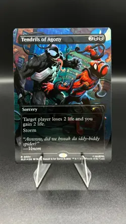 MTG Tendrils of Agony #2004 FOIL MTG Secret Lair Spider-Man Venom Unleashed - Image 1