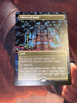 Cavern Of Souls X1 Mtg Lost Caverns Of Ixalan Nm Borderless Showcase - Image 1