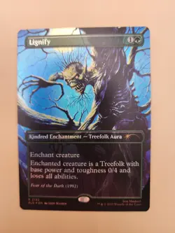 MTG - Lignify - Secret Lair Drop - 2192- Iron Maiden Album Art - Foil - Image 3