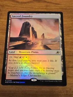 MTG Edge of Eternities - Sacred Foundry - EOE 256 - FOIL - Image 1