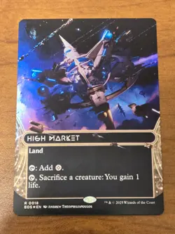 MTG Edge of Eternities: Stellar Sights - High Market - EOS 18 - Borderless FOIL - Image 1