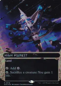 MTG Edge of Eternities: Stellar Sights - High Market - EOS 18 - Borderless FOIL - Image 2