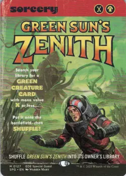 MTG Green Sun's Zenith (Showcase) (127) | NM | Special Guests {SPG} - Image 1