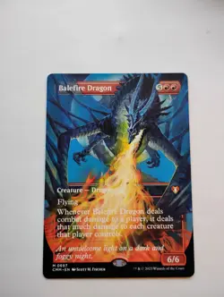 Balefire Dragon (Borderless) Commander Masters Regular - Image 1
