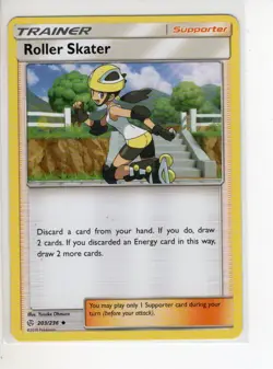 ROLLER SKATER TRAINER COSMIC ECLIPSE SET POKEMON CARD 203/236 NM/M - Image 1